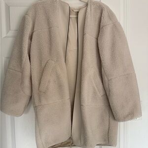 Lululemon Athletica Cream Teddy Jacket